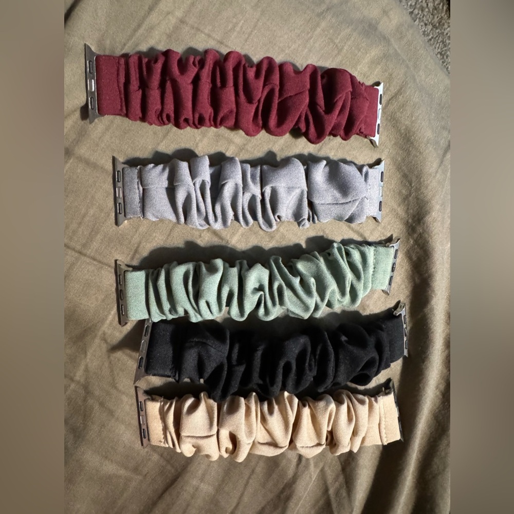 Scrunchie Apple Watch bands